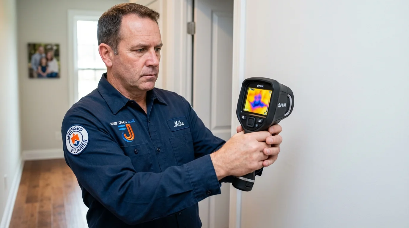 Thermal imaging leak detection by Johns Plumbing LLC in Shell Knob